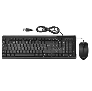 Accesorio teclado Unno Tekno Combo Teclado y Mouse