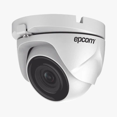 CAMARA EPCOM DOMO 4 EN 1 1080P 2.8M EXIR 20M IP66 DC 12V POLICARBONATO