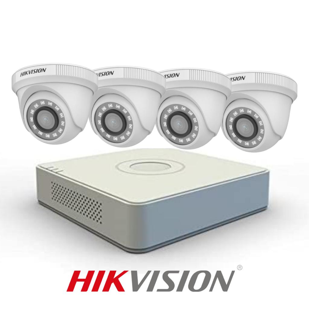 Paquete de 4 Camaras Hikvision