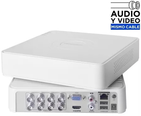 [S08TURBOG3] DVR de 8 canales con audio por coaxitron 1080 epcom salida de video full hd 5 tecnologias