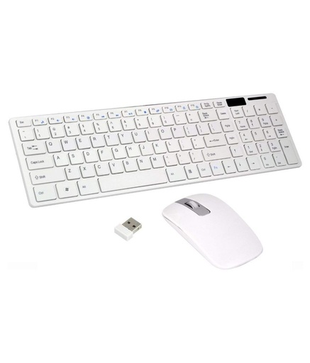 [K-06] Teclado y Mouse Blanco 2.4G